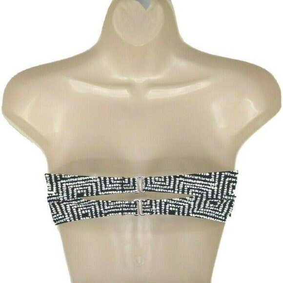 Altard State Swim Bikini Top Bandeau Small Black - Picture 2 of 10